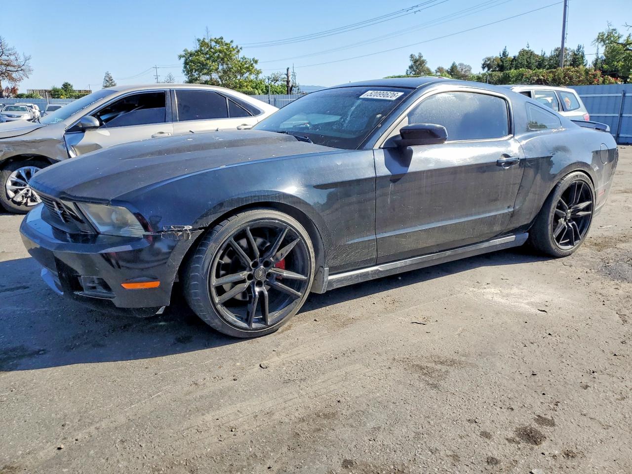 2011 Ford Mustang Black vin: 1ZVBP8AM8B5154902
