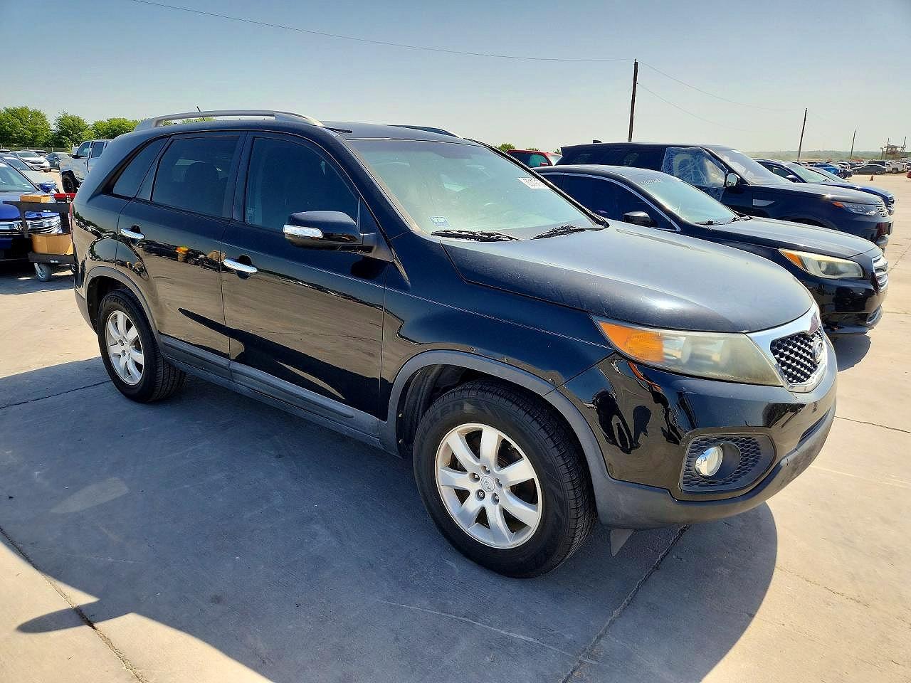 2012 Kia Sorento Lx Black vin: 5XYKT4A20CG199783