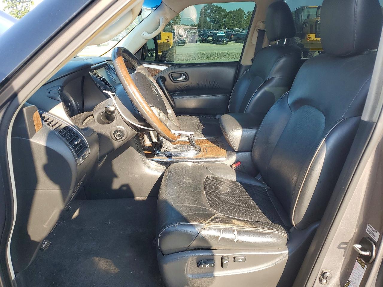 2015 Infiniti Qx80 Base Brown vin: JN8AZ2NFXF9573709