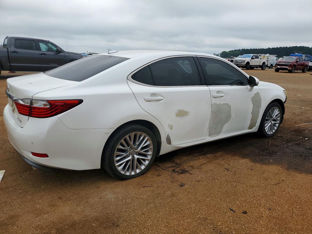 2013 Lexus Es 350 White vin: JTHBK1GG1D2027261