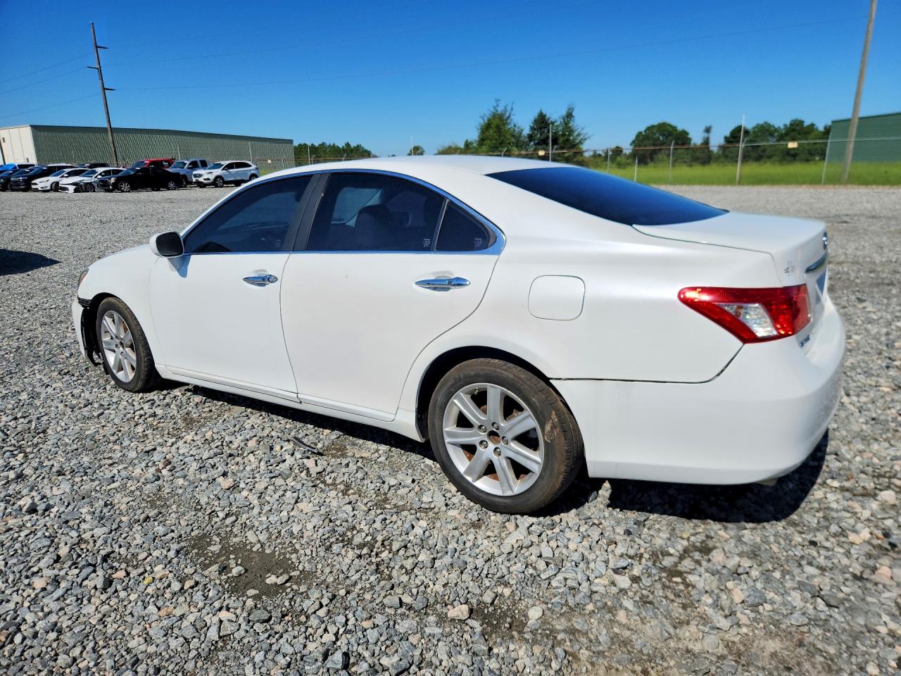 2008 Lexus Es 350 White vin: JTHBJ46G982173015
