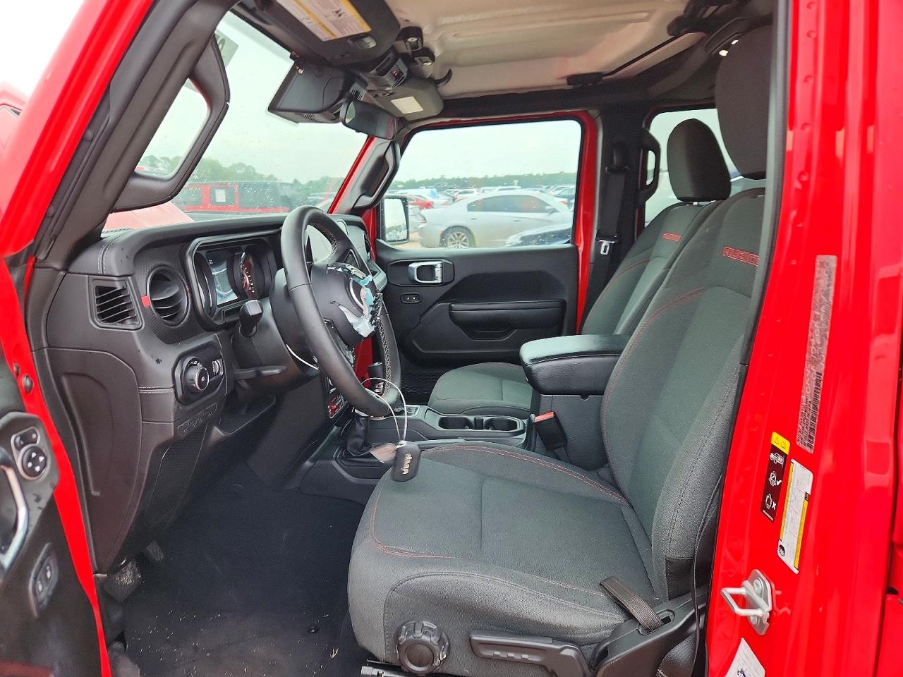 2025 Jeep Wrangler Rubicon Red vin: 1C4PJXFNXSW521461