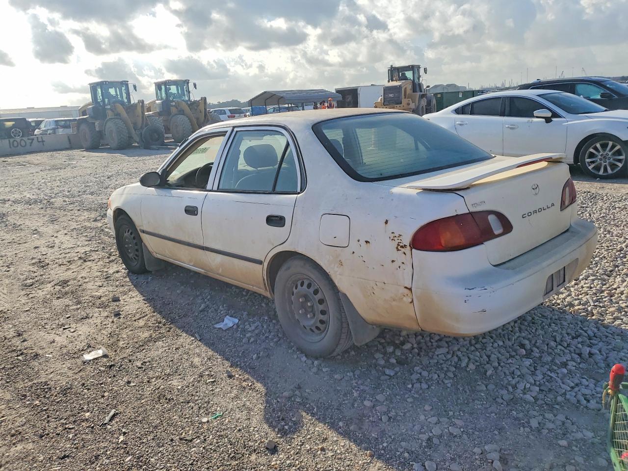 1999 Toyota Corolla Ve White vin: 1NXBR12EXXZ288797