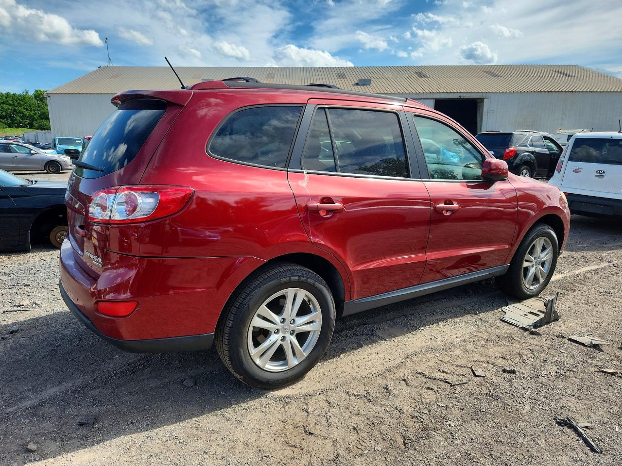 2011 Hyundai Santa Fe Se Красный vin: 5XYZHDAG3BG003815