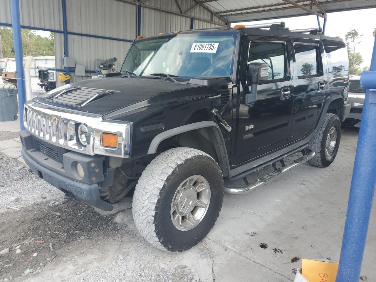 2007 Hummer H2 Black vin: 5GRGN23U27H110634
