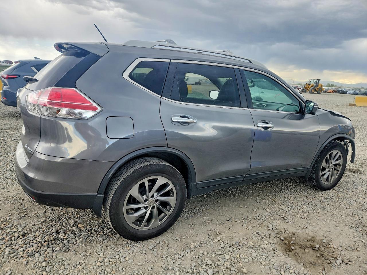 2015 Nissan Rogue Sl Gray vin: 5N1AT2MV9FC923206