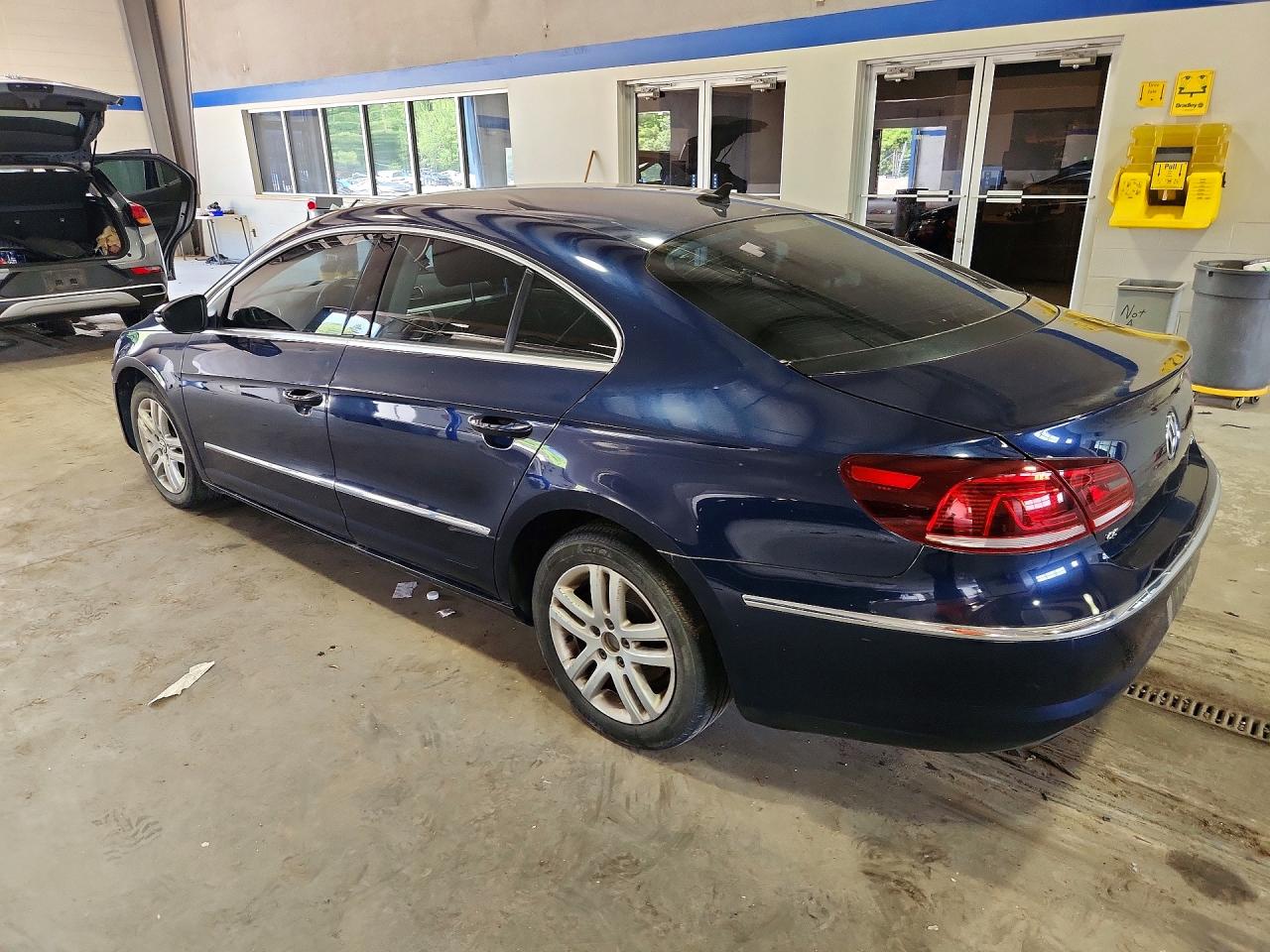 2013 Volkswagen Cc Sport Blue vin: WVWBN7AN3DE539492