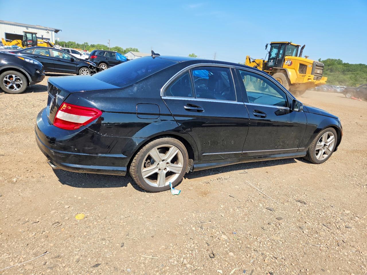 2010 Mercedes-benz C 300 4matic Black vin: WDDGF8BB7AR109343