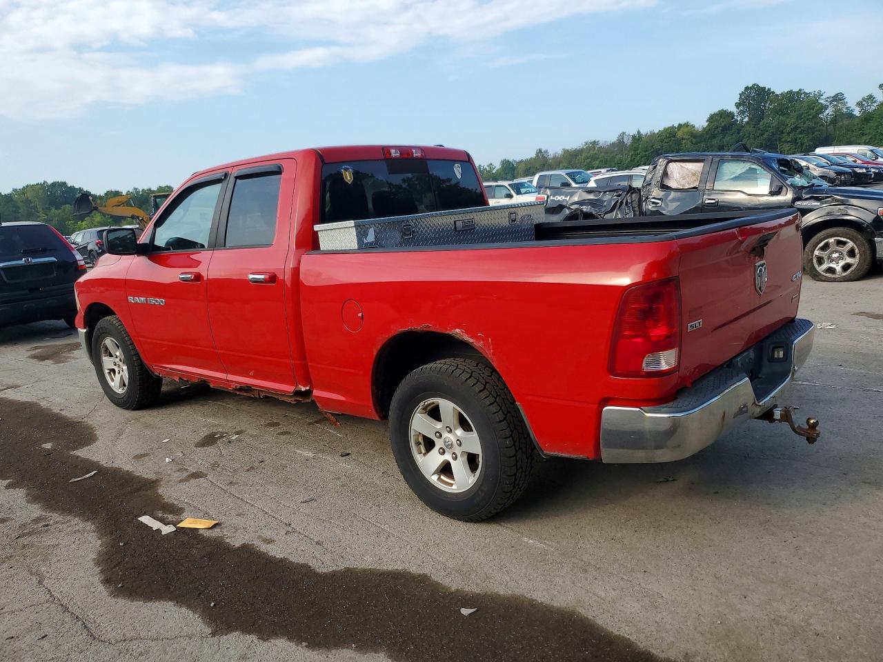 2012 Dodge Ram 1500 Slt Red vin: 1C6RD7GP7CS130610
