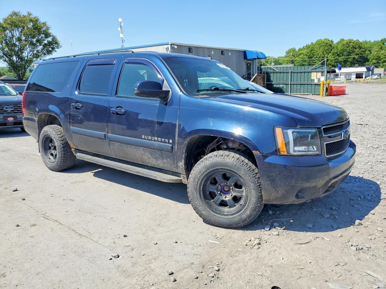2008 Chevrolet Suburban K1500 Ls Blue vin: 3GNFK16348G280144