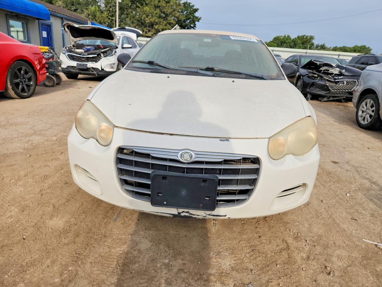 2005 Chrysler Sebring Touring White vin: 1C3EL56R85N562100
