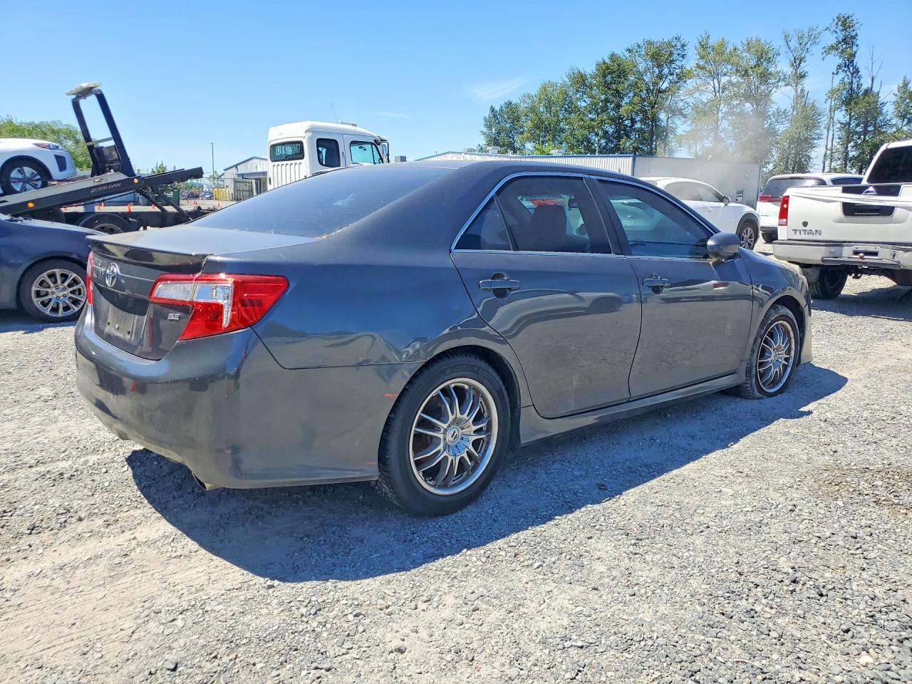 2012 Toyota Camry Se Gray vin: 4T1BF1FK1CU058133