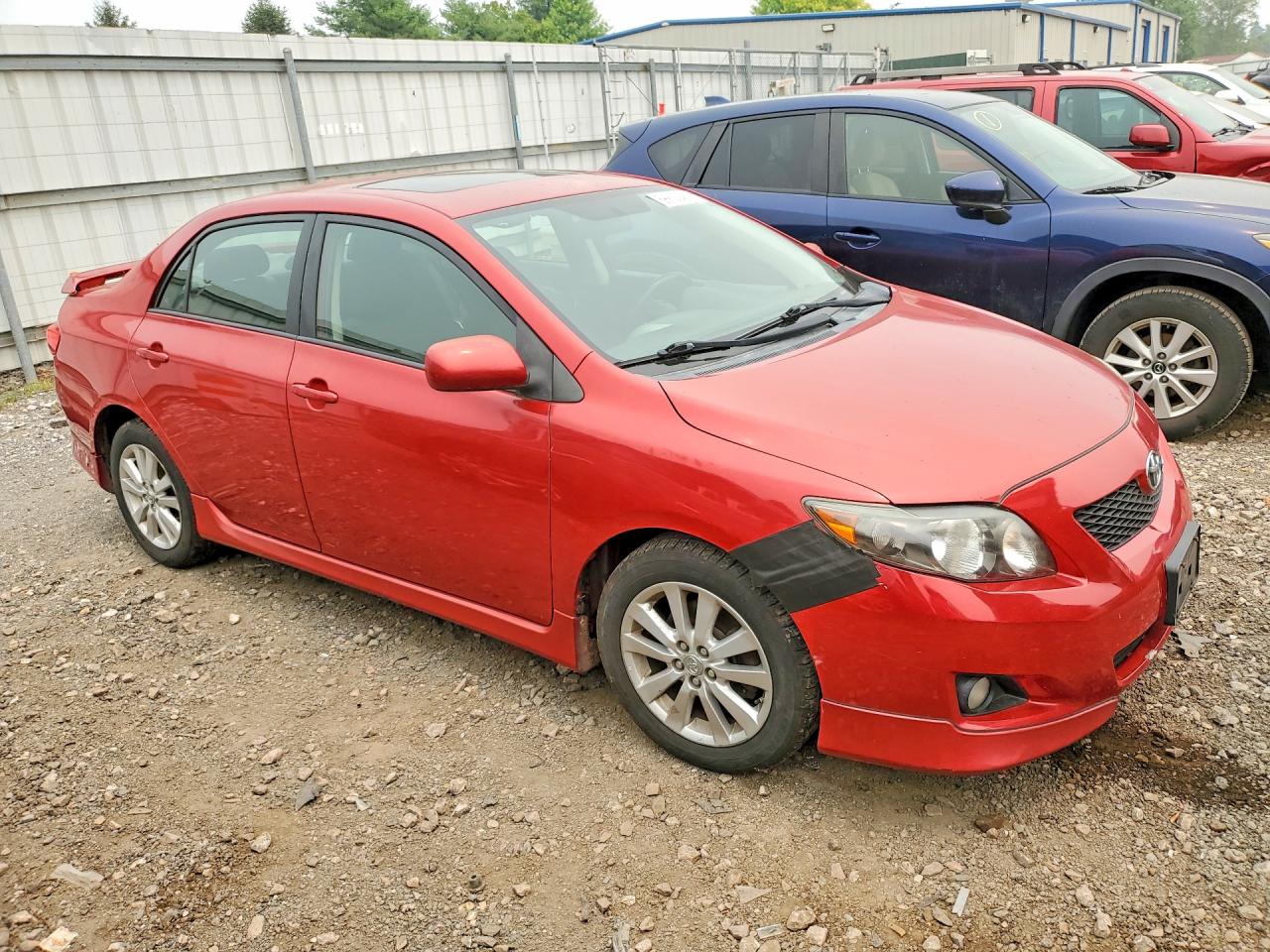 2010 Toyota Corolla S Red vin: 2T1BU4EE6AC227385