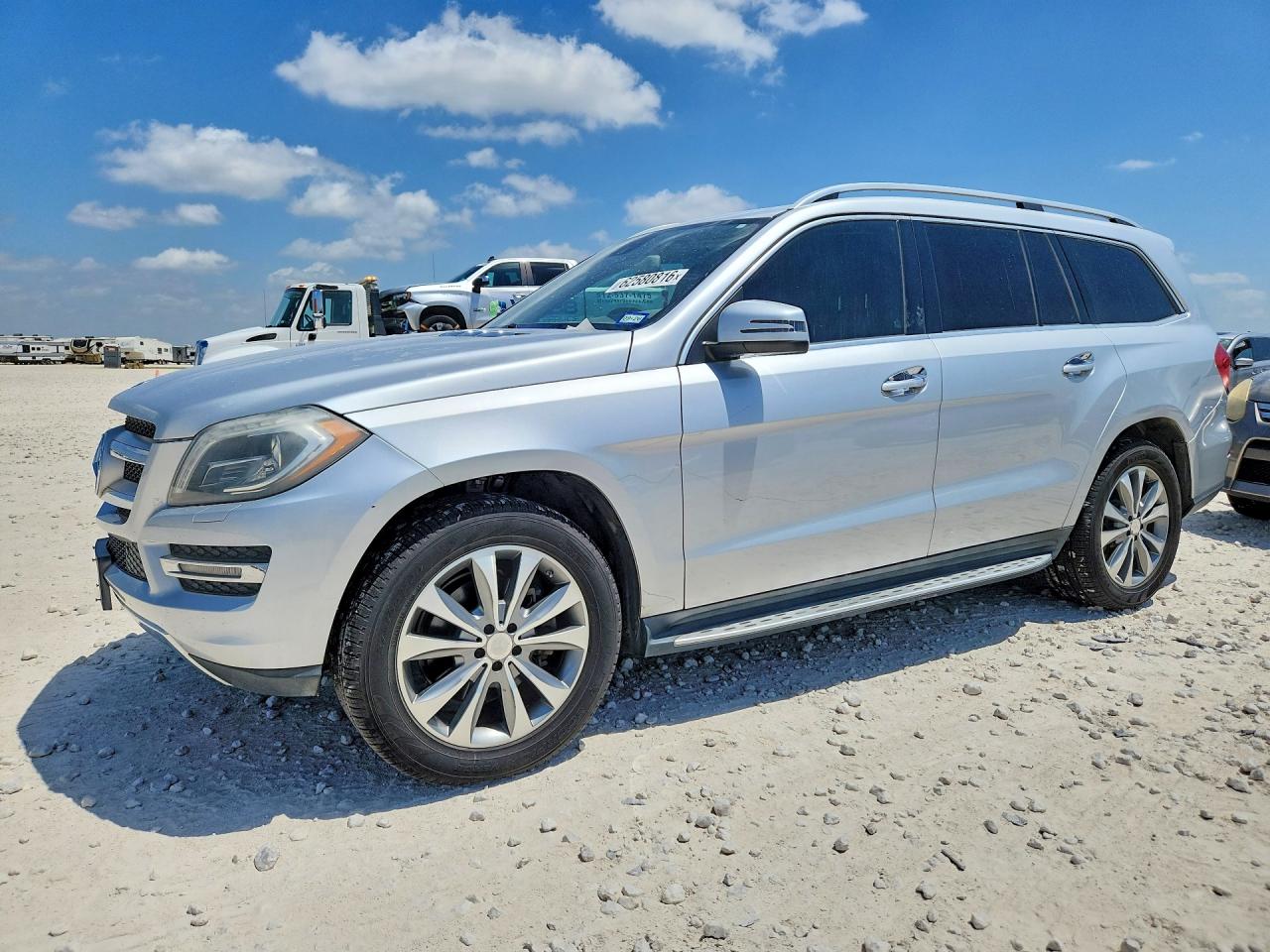 2014 Mercedes-benz Gl 450 4matic Silver vin: 4JGDF7CE0EA341041
