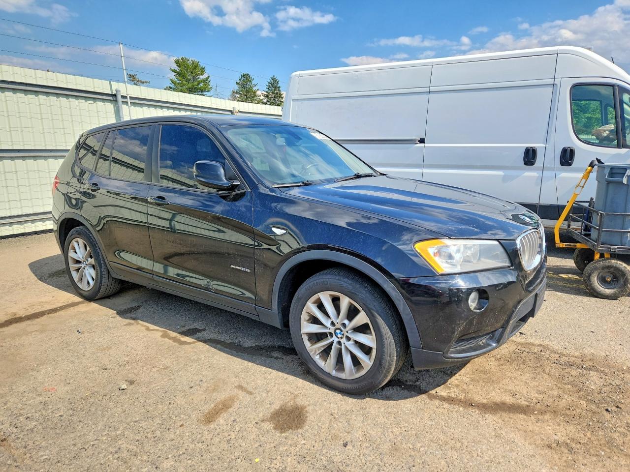 2013 Bmw X3 Xdrive28i Black vin: 5UXWX9C50D0A21956