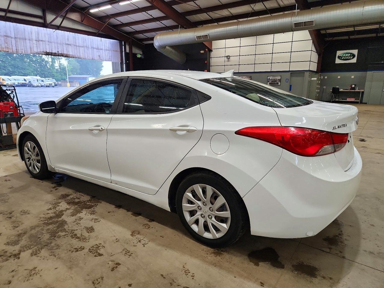 2012 Hyundai Elantra Gls White vin: 5NPDH4AEXCH083990