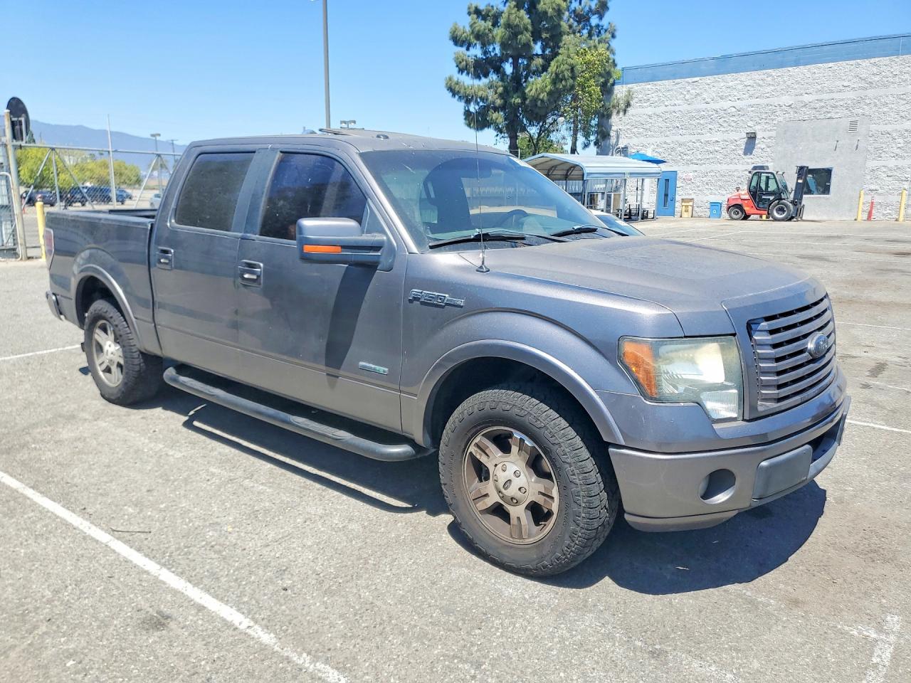 2012 Ford F150 Supercrew Gray vin: 1FTFW1CT8CFC59034