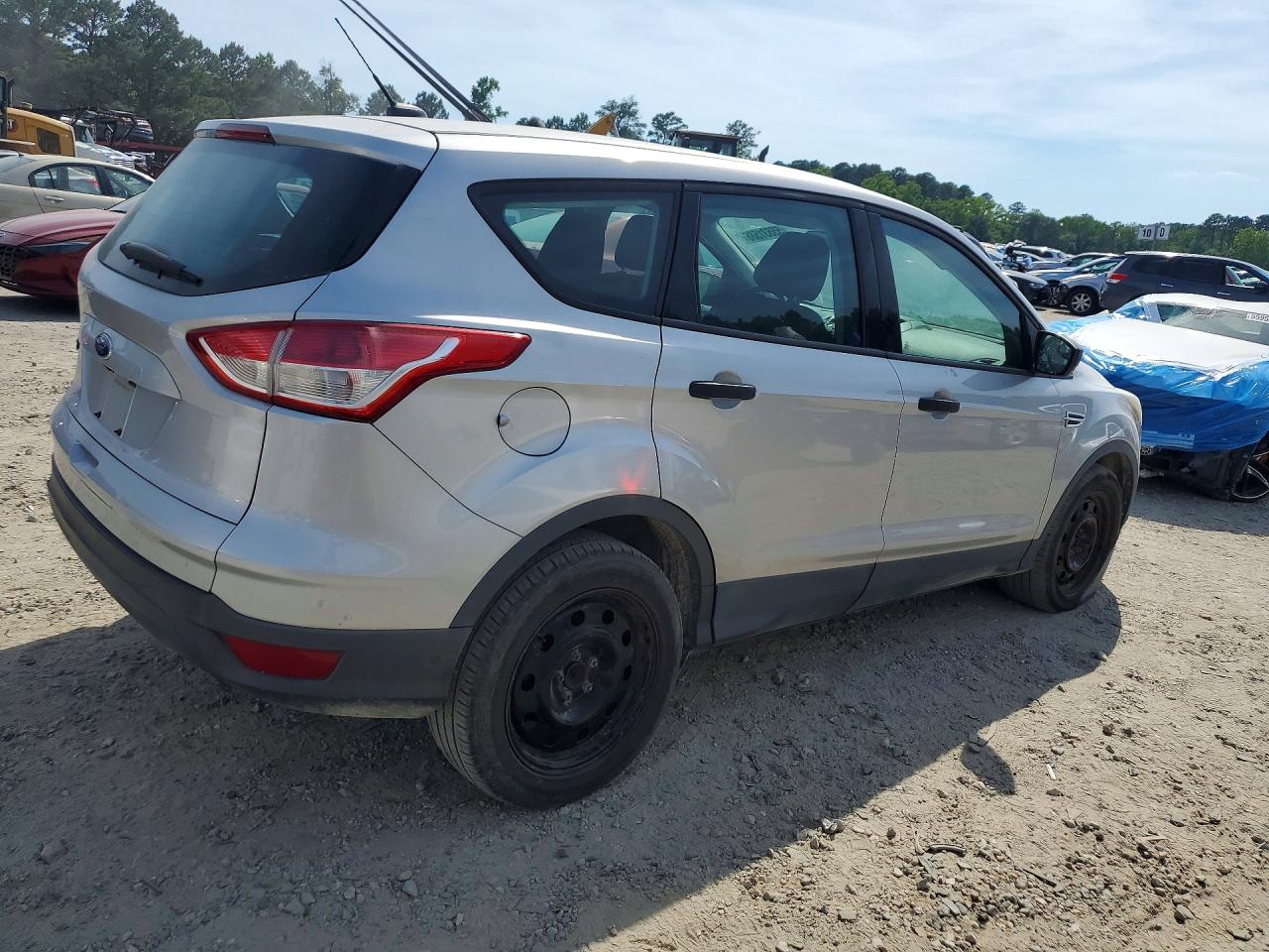 2016 Ford Escape S Silver vin: 1FMCU0F79GUB67445