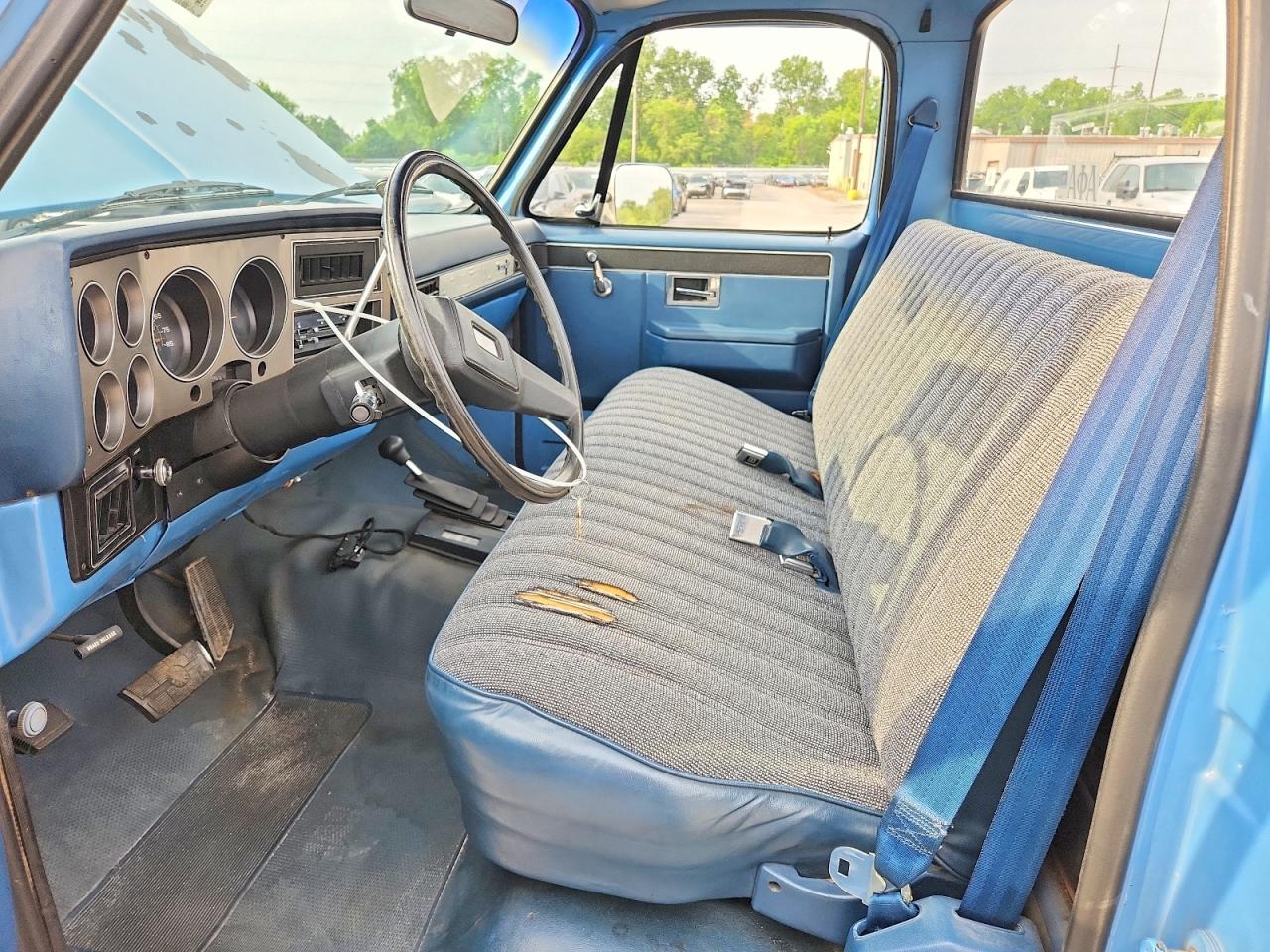 1986 Chevrolet K10 Бирюзовый vin: 1GCEK14H4GJ183929