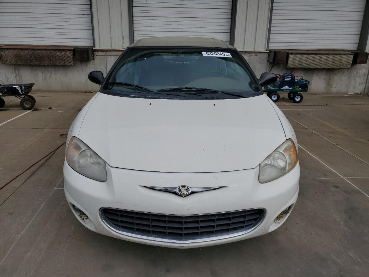 2002 Chrysler Sebring Lxi White vin: 1C3EL55R72N309234
