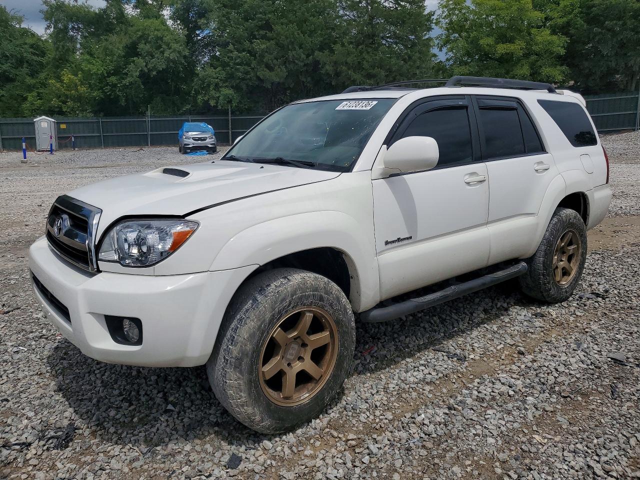 2008 Toyota 4runner Sport Edition White vin: JTEZT14R78K001400