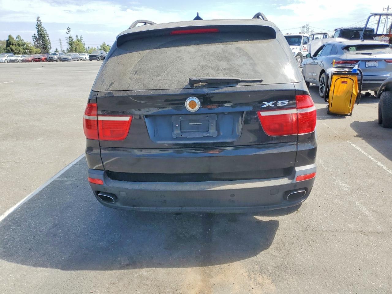 2007 Bmw X5 4.8i Black vin: 5UXFE83597LZ45487