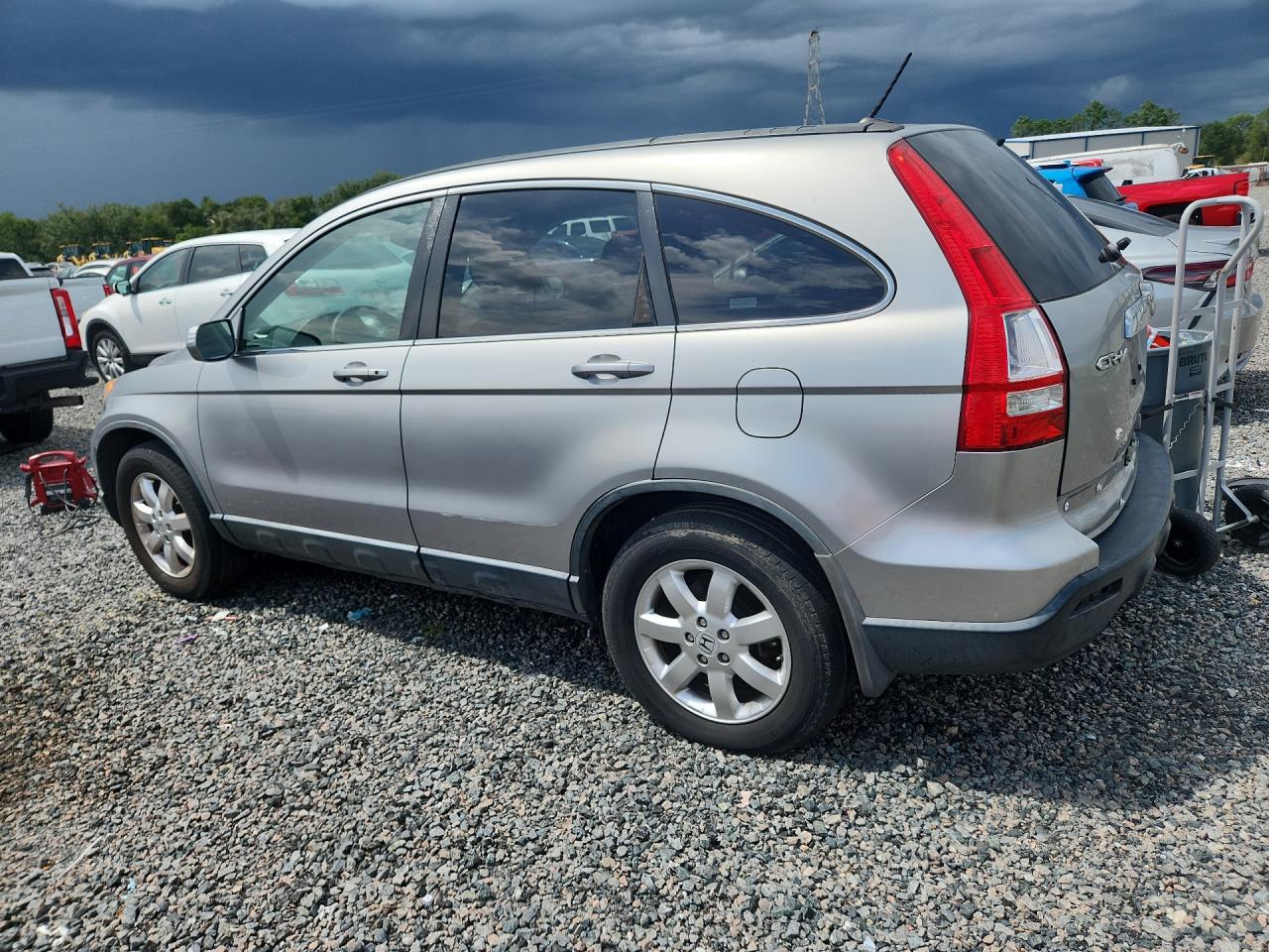 2008 Honda Cr-v Exl Silver vin: JHLRE48708C020733