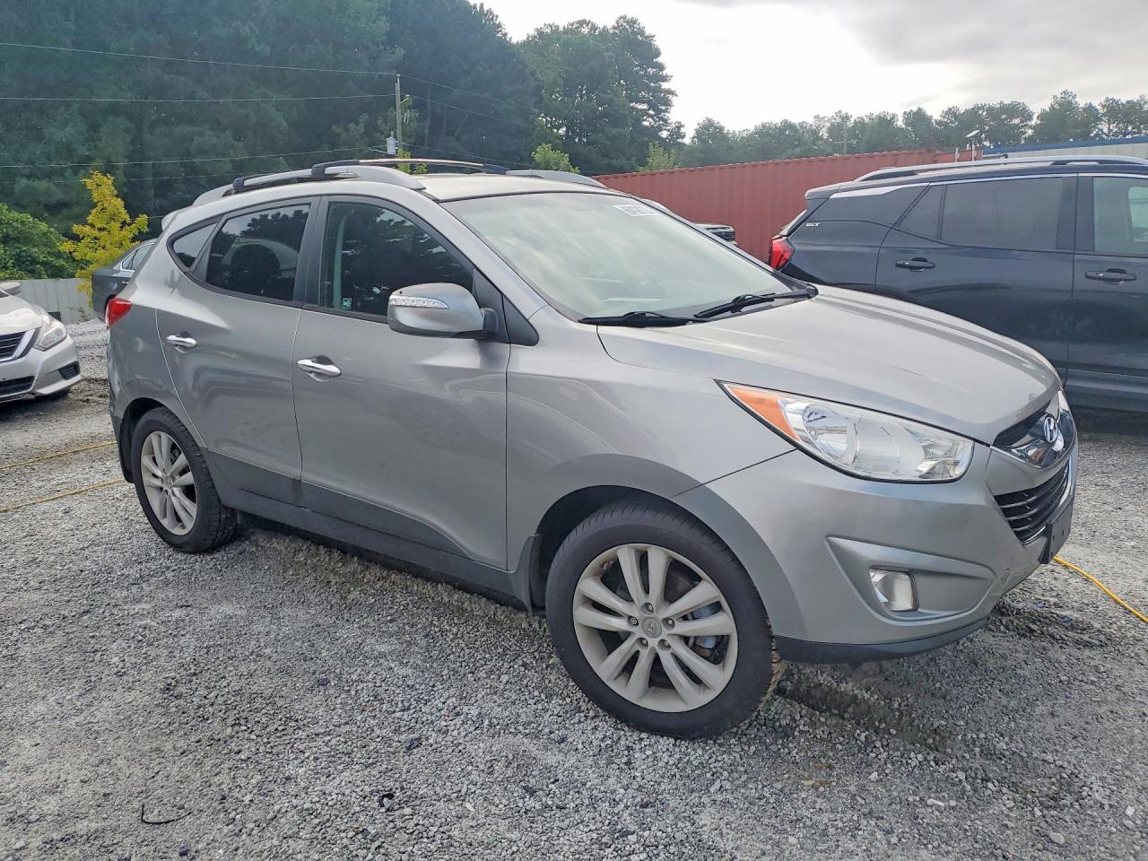 2012 Hyundai Tucson Limited Silver vin: KM8JU3ACXCU390116