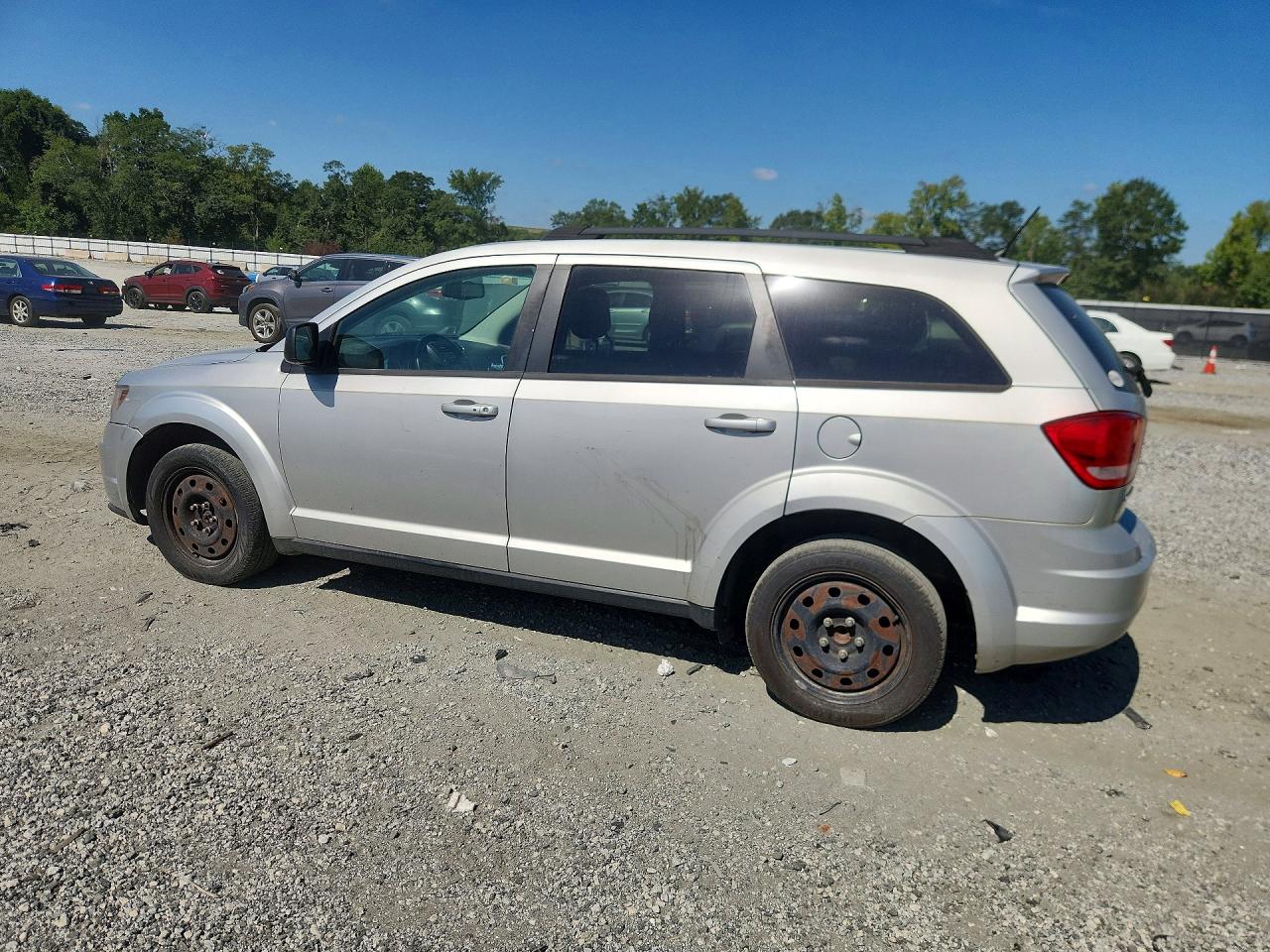 2014 Dodge Journey Se Серебряный vin: 3C4PDCAB4ET141345