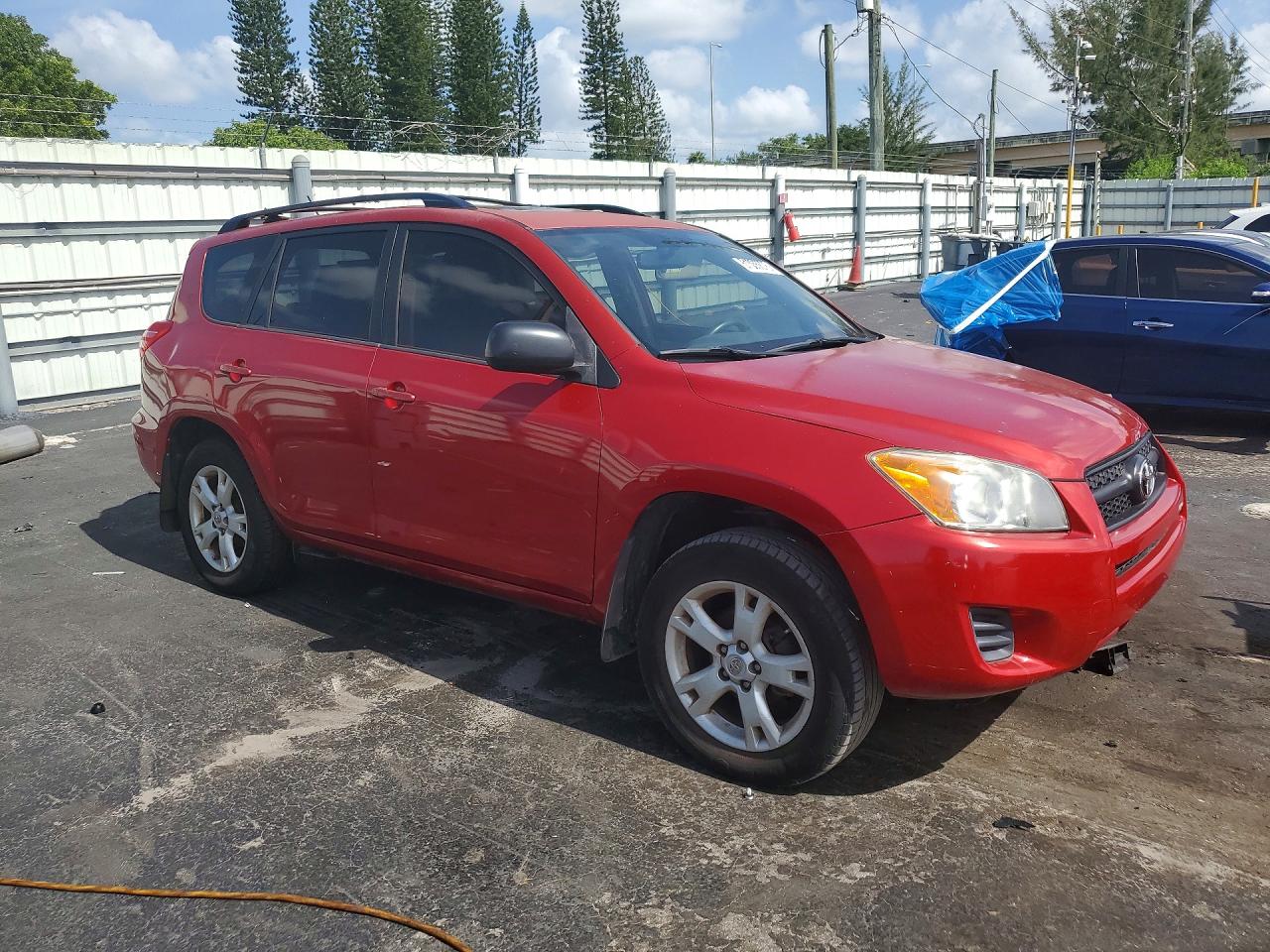 2012 Toyota Rav4 Base Red vin: JTMZF4DV9C5046436
