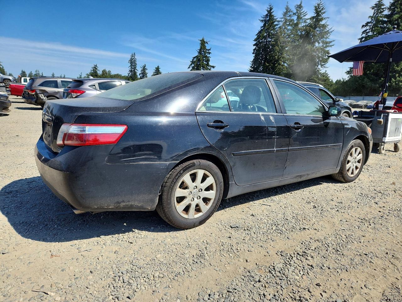 2009 Toyota Camry Hybrid Black vin: 4T1BB46K59U093134
