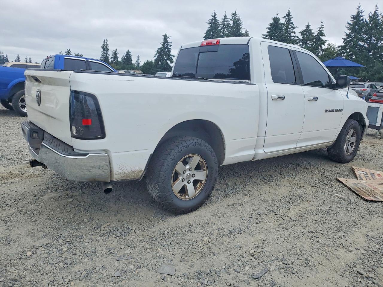 2012 Dodge Ram 1500 Slt White vin: 1C6RD7GP2CS227164