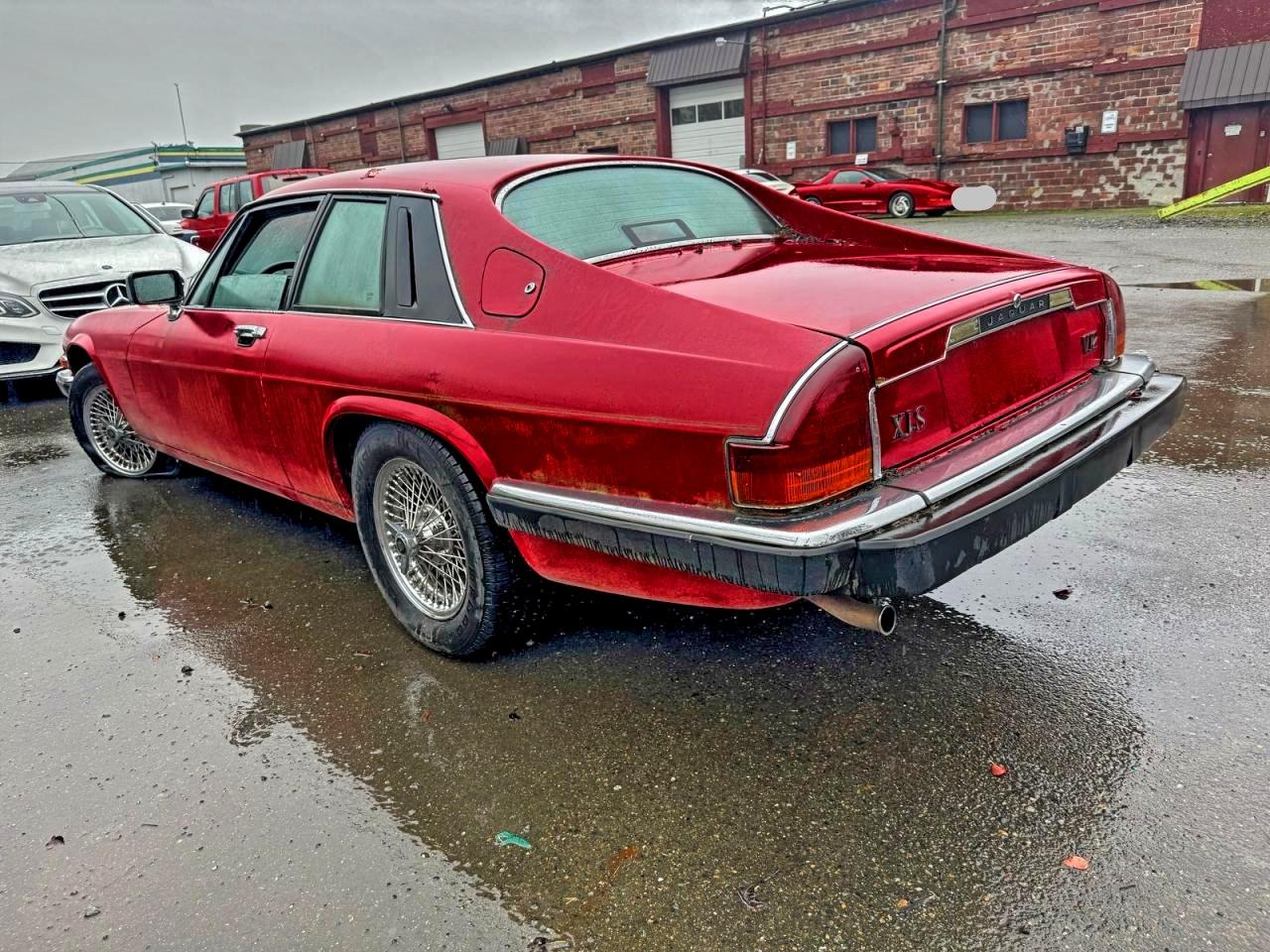 1989 Jaguar Xjs Red vin: SAJNA5842KC155451