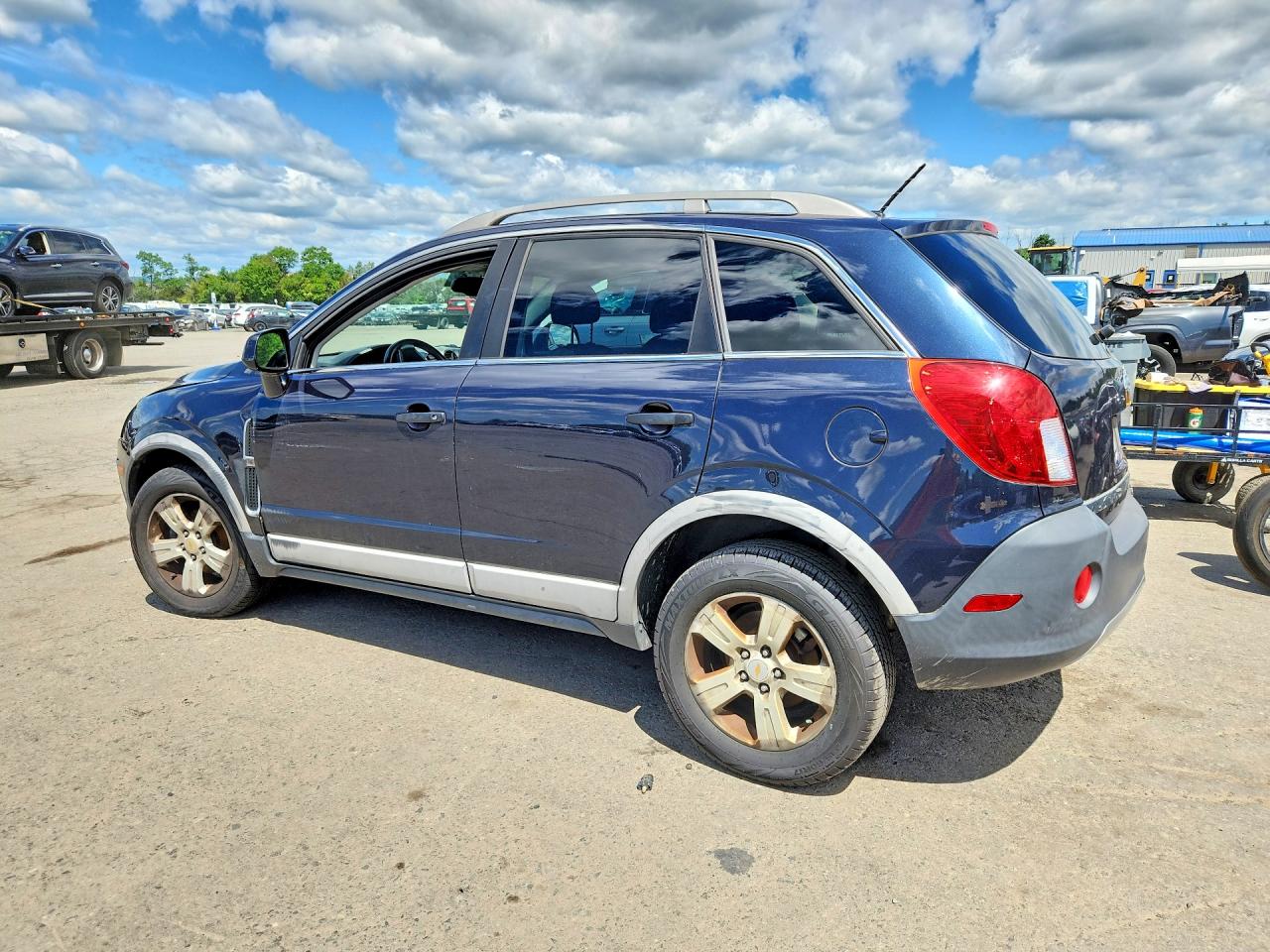 2014 Chevrolet Captiva Ls Blue vin: 3GNAL2EK7ES635970
