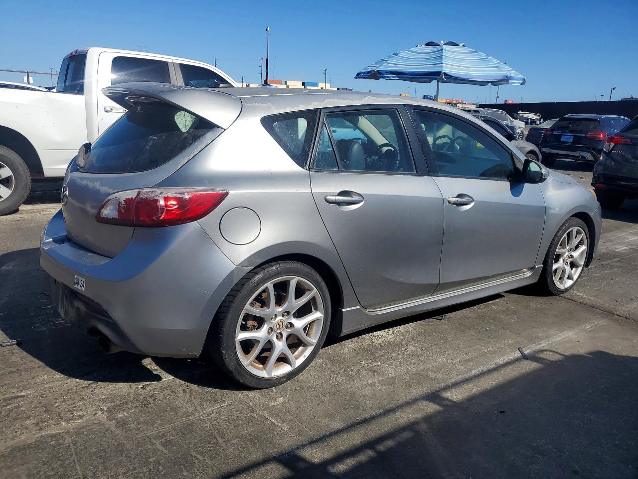 2012 Mazda Speed 3 Silver vin: JM1BL1L36C1628896