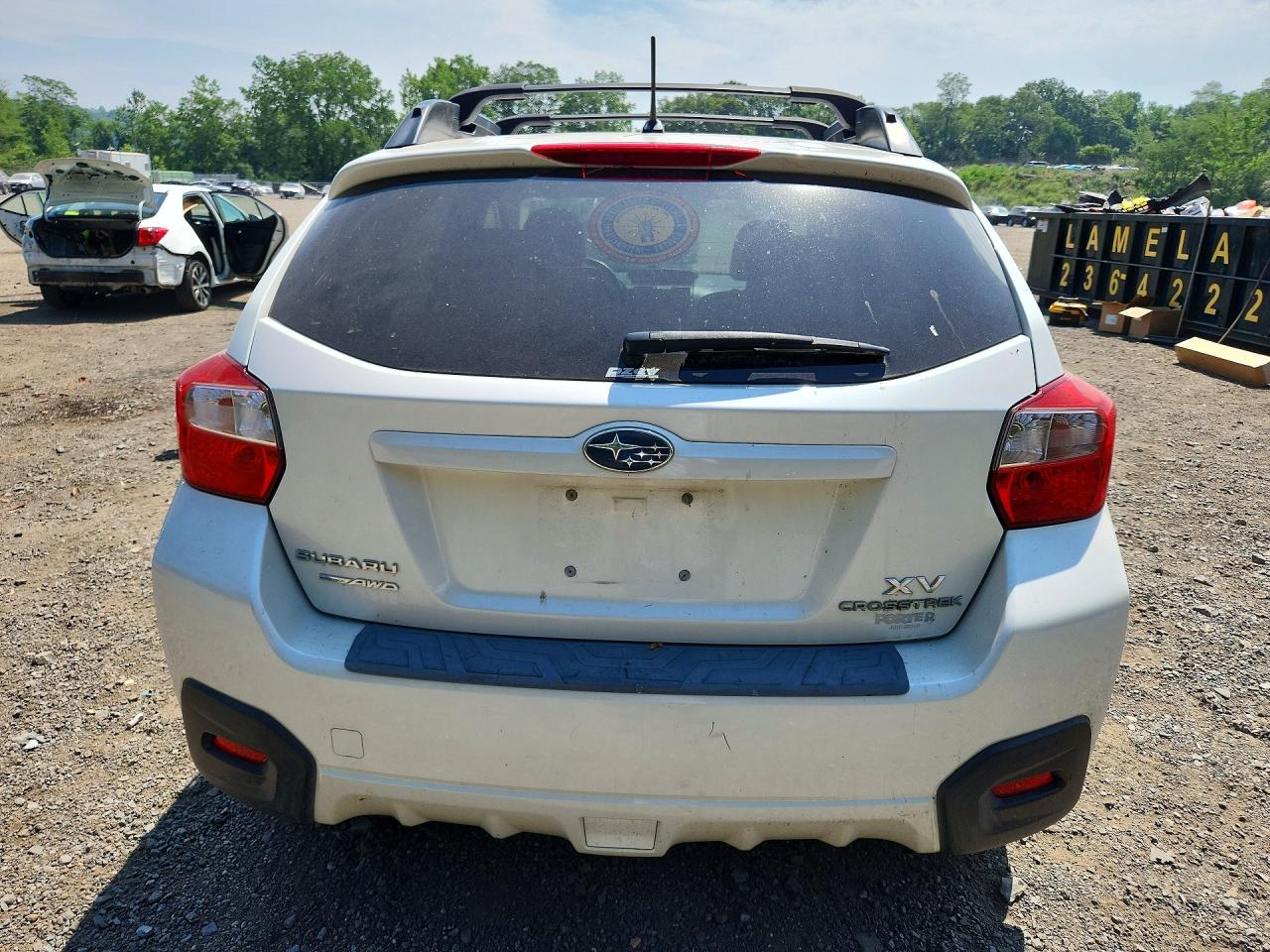 2014 Subaru Xv Crosstrek 2.0 Premium White vin: JF2GPACC8E8243720