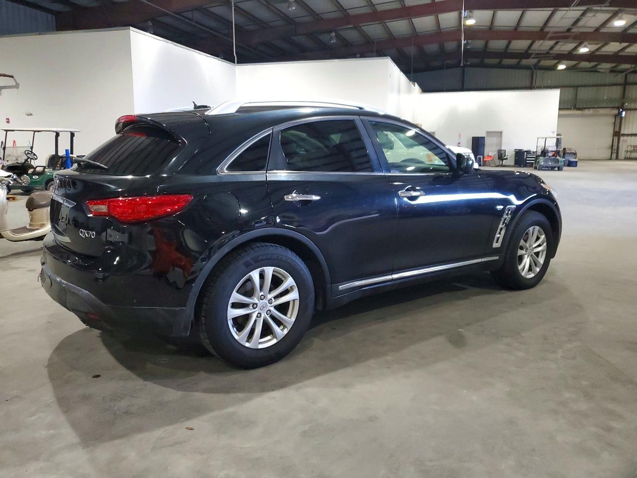 2014 Infiniti Qx70 Base Black vin: JN8CS1MW8EM411033