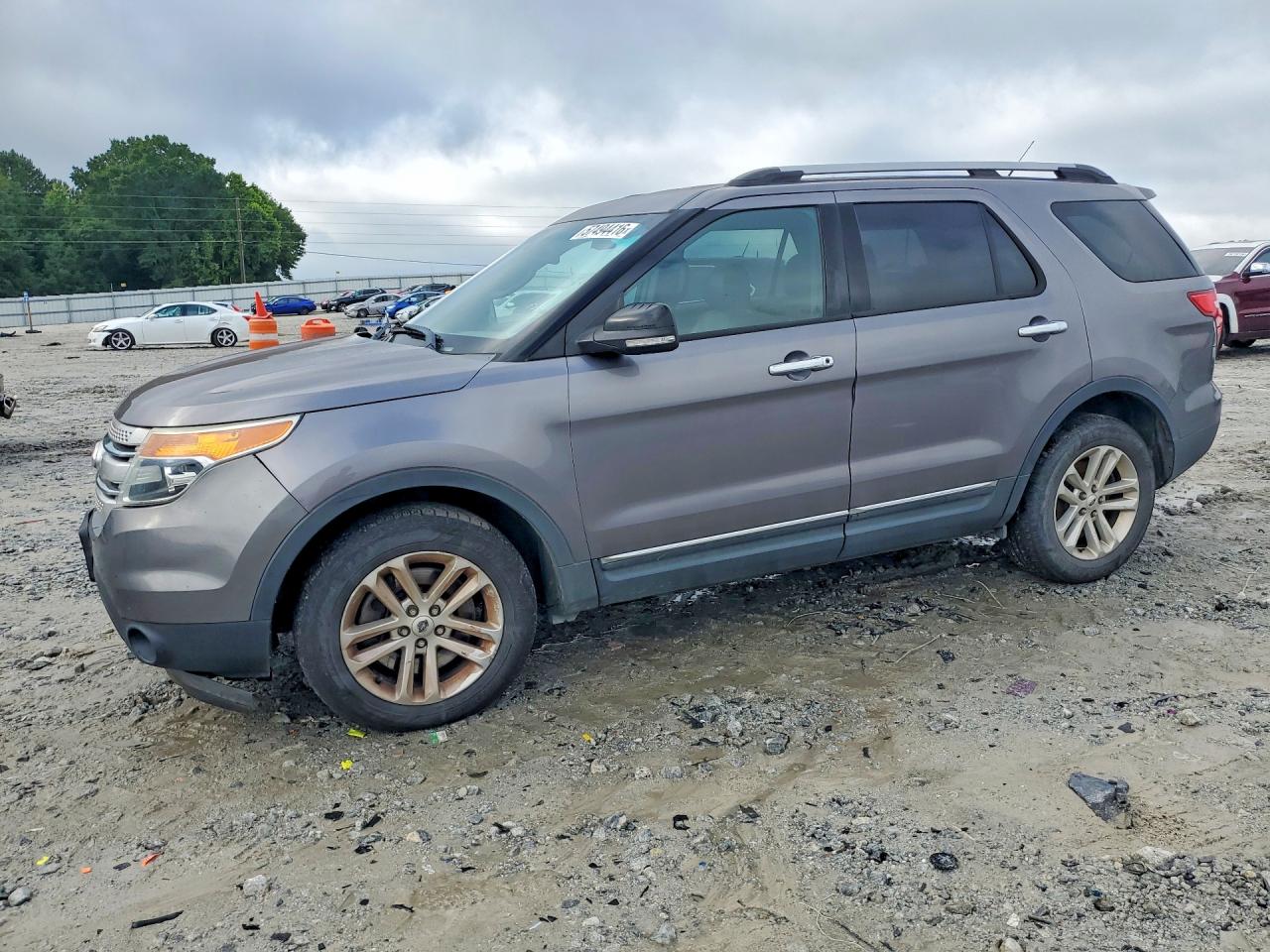 2013 Ford Explorer Xlt Gray vin: 1FM5K8D86DGC30245