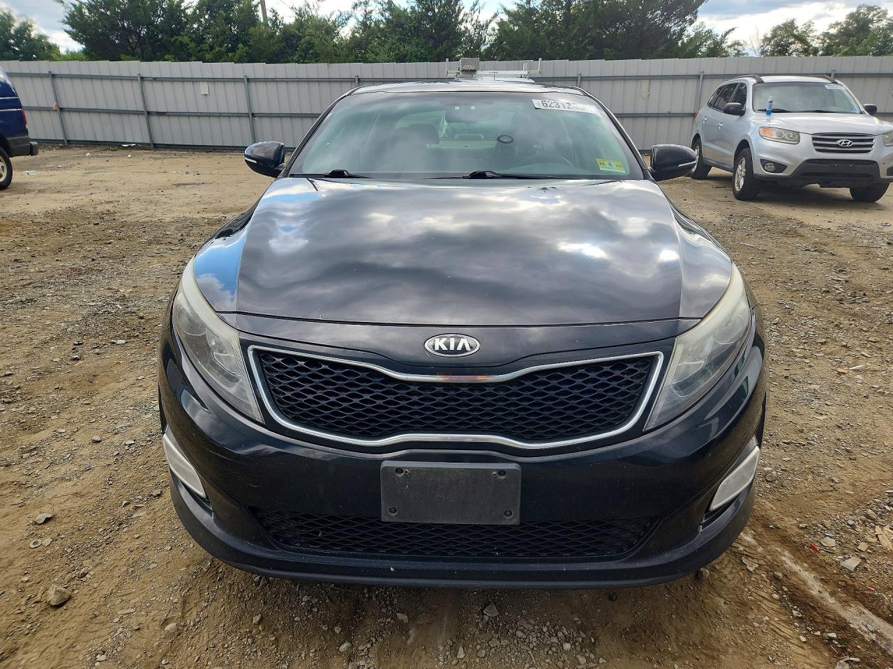 2015 Kia Optima Lx Black vin: 5XXGM4A78FG486635