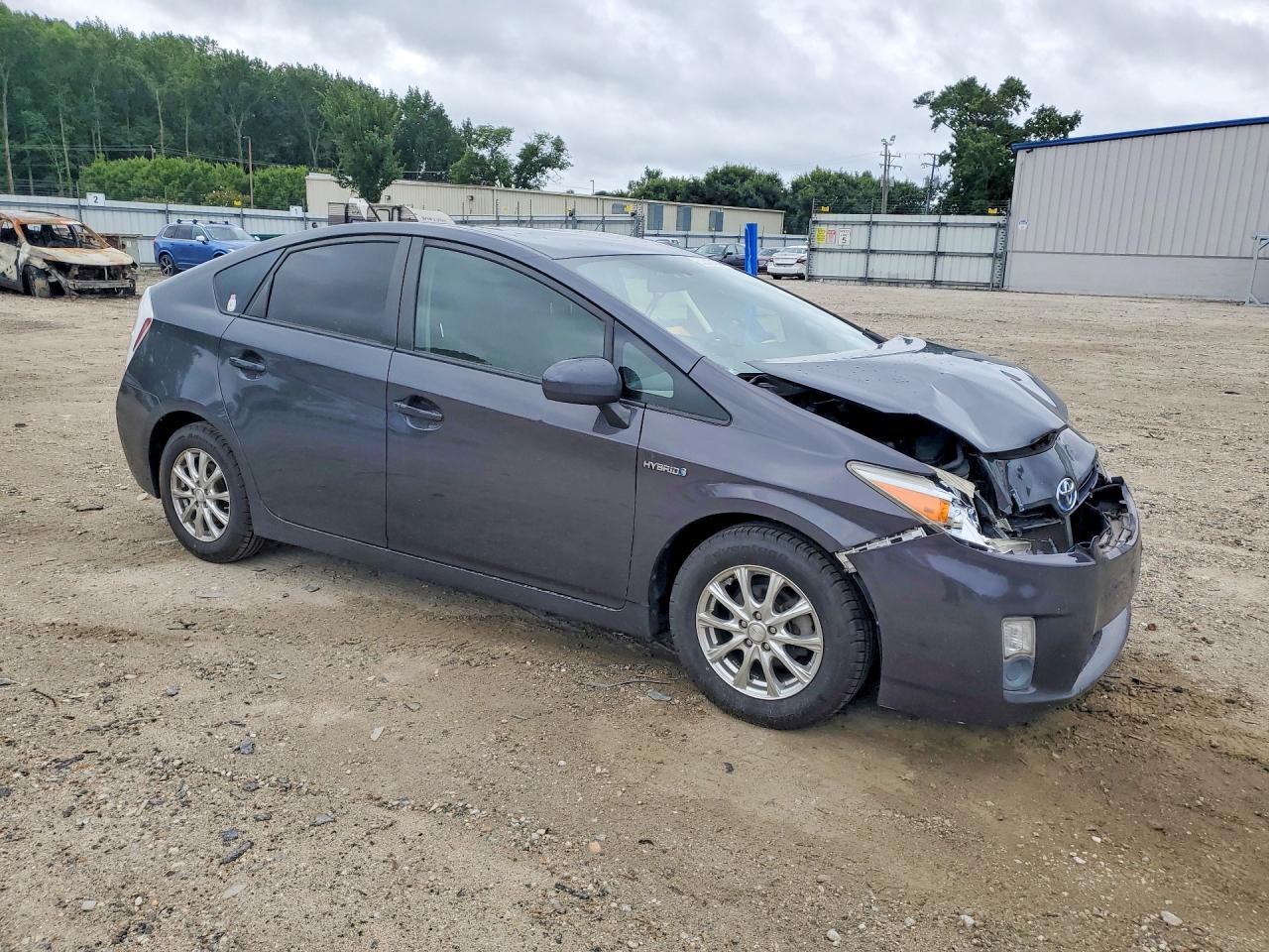 2010 Toyota Prius Ii Gray vin: JTDKN3DU1A1309450