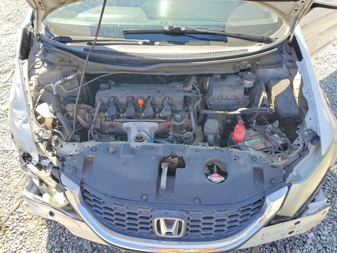 2015 Honda Civic Lx Silver vin: 2HGFB2F57FH551096