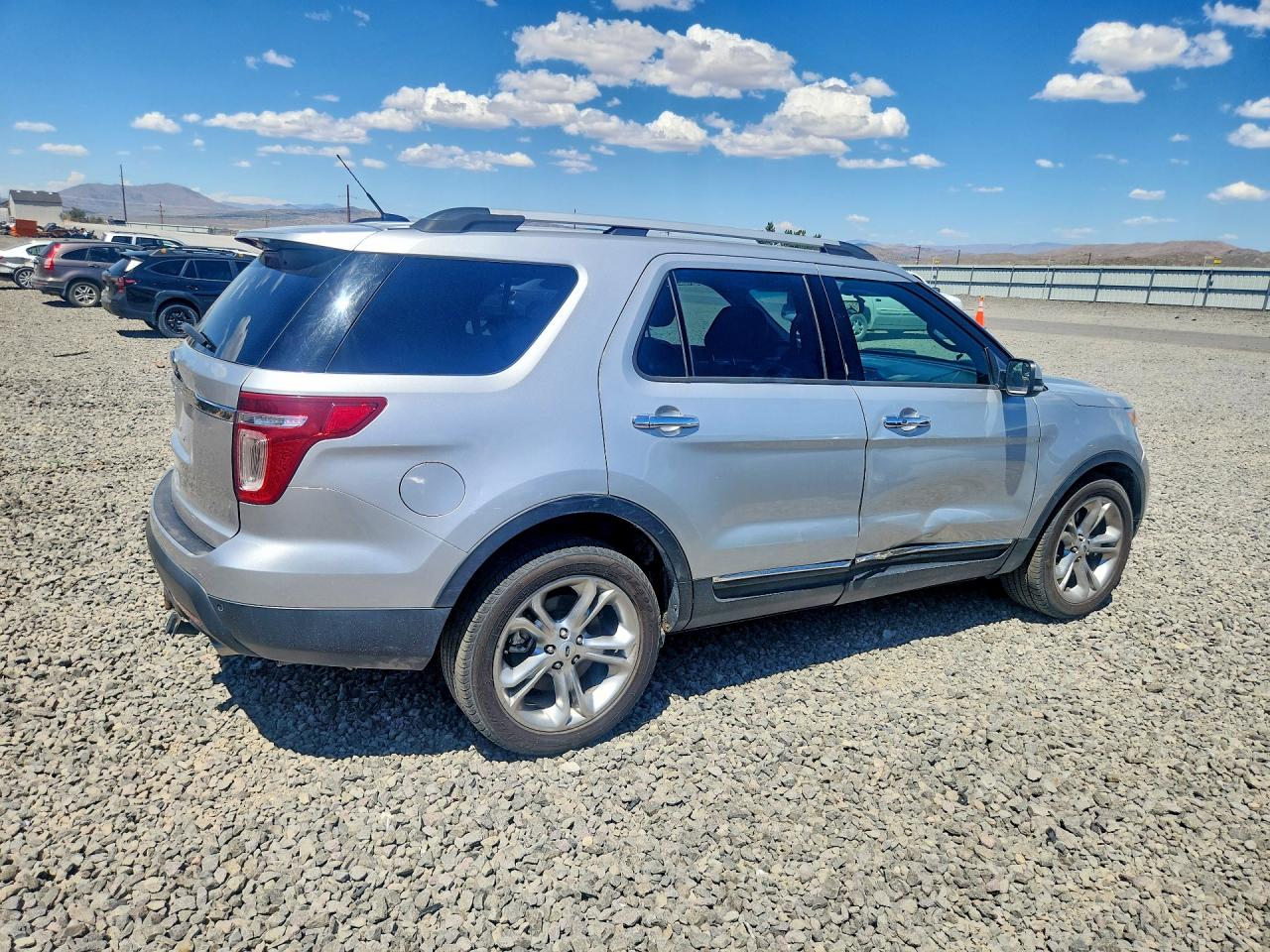 2014 Ford Explorer Limited Silver vin: 1FM5K8F80EGA09013