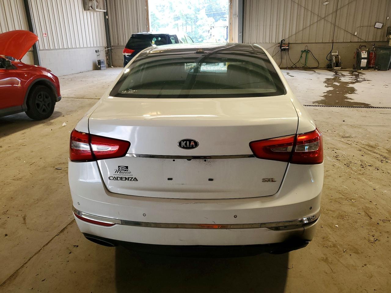 2014 Kia Cadenza Limited Белый vin: KNALN4D77E5167167