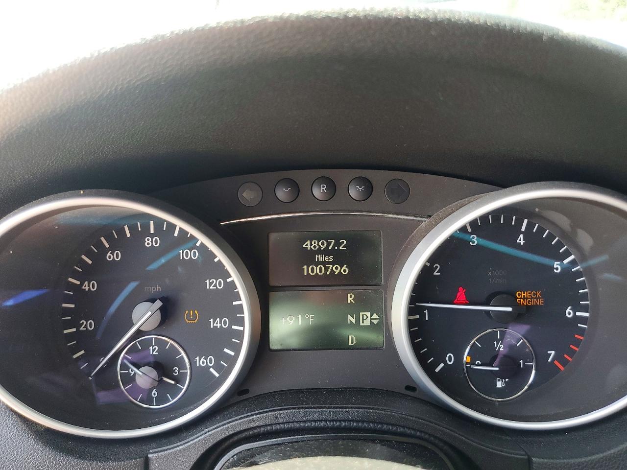 2010 Mercedes-benz Ml 350 Black vin: 4JGBB5GB8AA619301