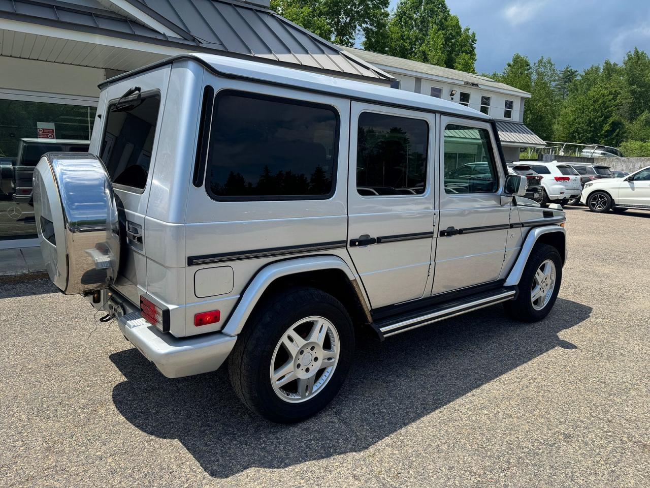 2005 Mercedes-benz G 500 Silver vin: WDCYR49E85X158707