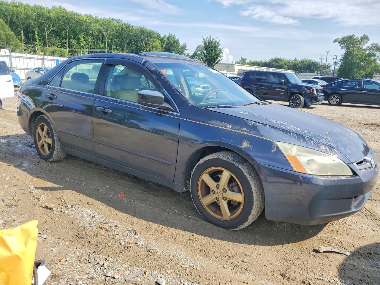 2005 Honda Accord Ex Black vin: 1HGCM56825A005747