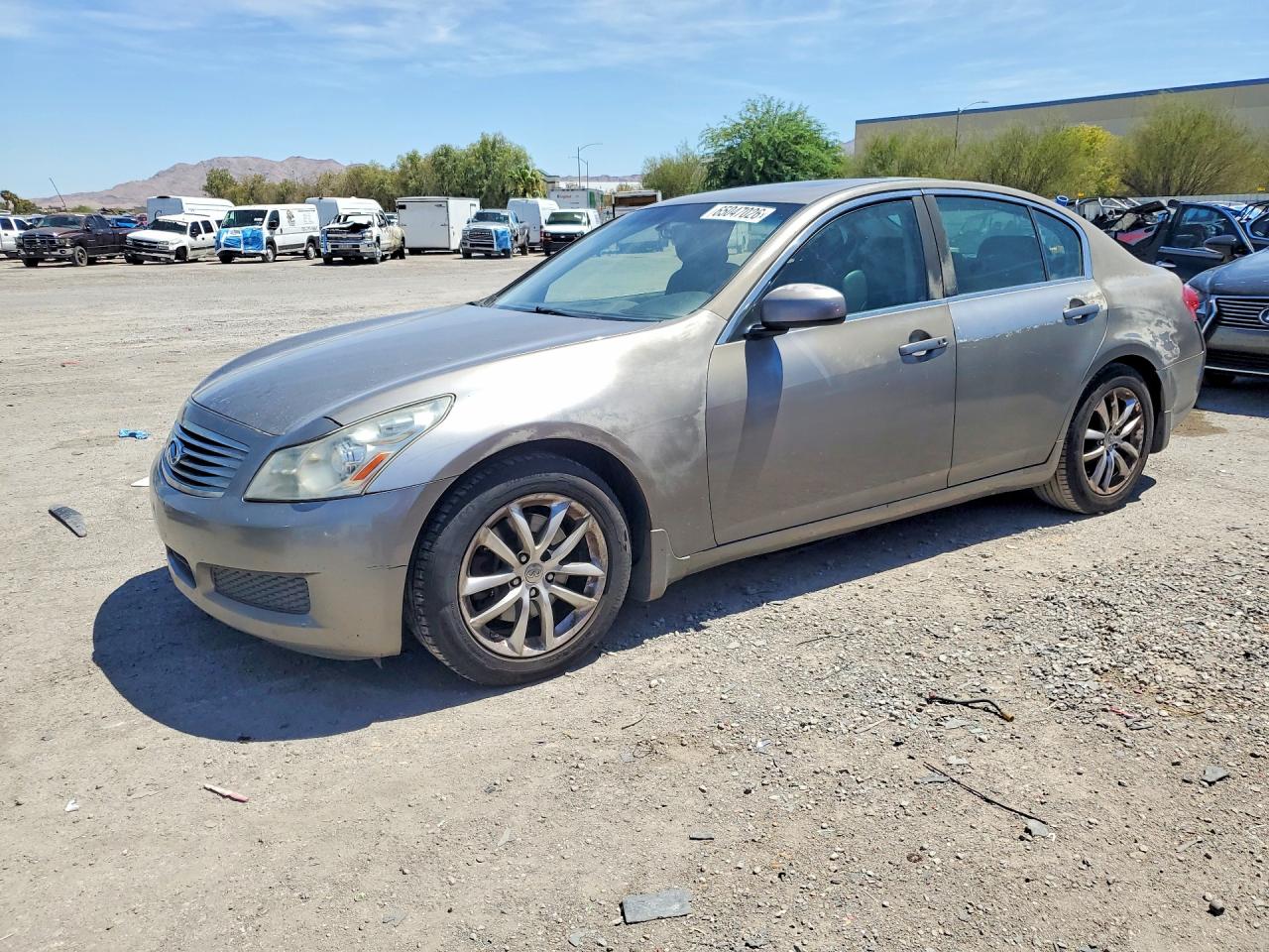 2007 Infiniti G35 Base Gray vin: JNKBV61E37M706386
