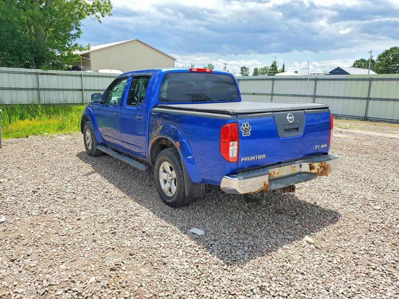 2012 Nissan Frontier S Blue vin: 1N6AD0EV2CC417570