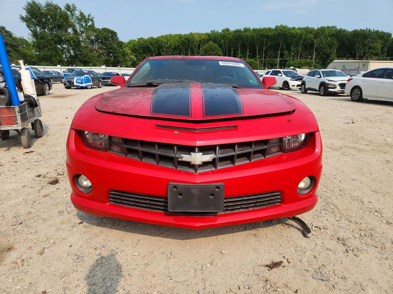 2011 Chevrolet Camaro Lt Red vin: 2G1FF1EDXB9100750