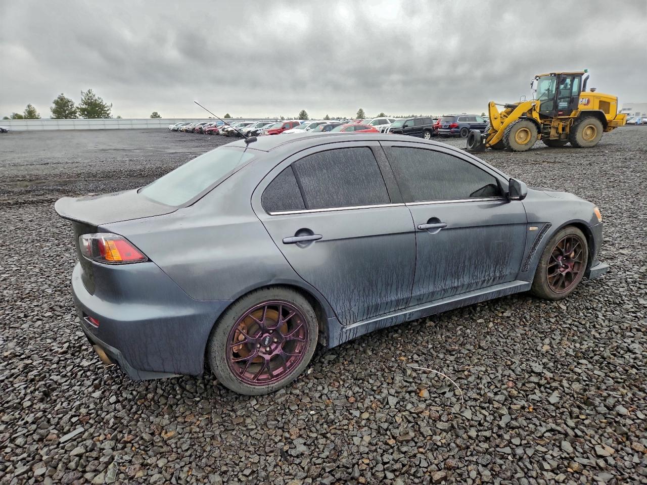 2008 Mitsubishi Lancer Evolution Mr Серый vin: JA3AW56V18U051495